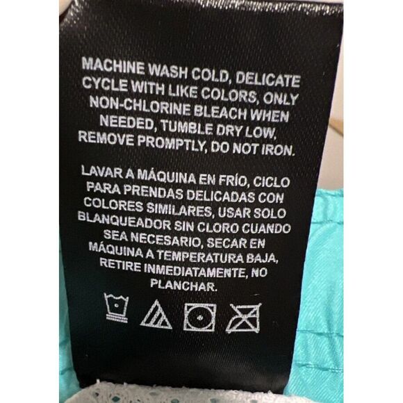 Eddie Bauer Volley Swim Trunks Men's XXL (44-46) 7" Inseam UPF 50 Turquoise NWT - Picture 10 of 11